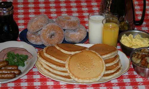 Original Paul Bunyan Cook Shanty Breakfast 